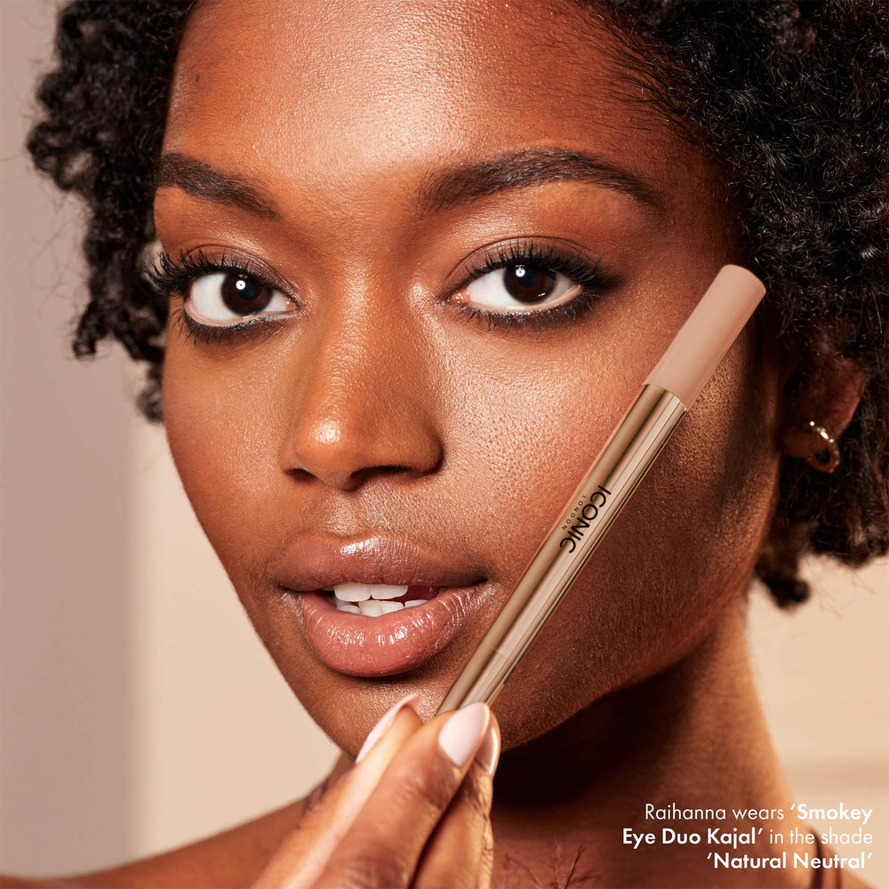 ICONIC LONDON Smokey Eye Duo packaging highlights two-in-one convenience