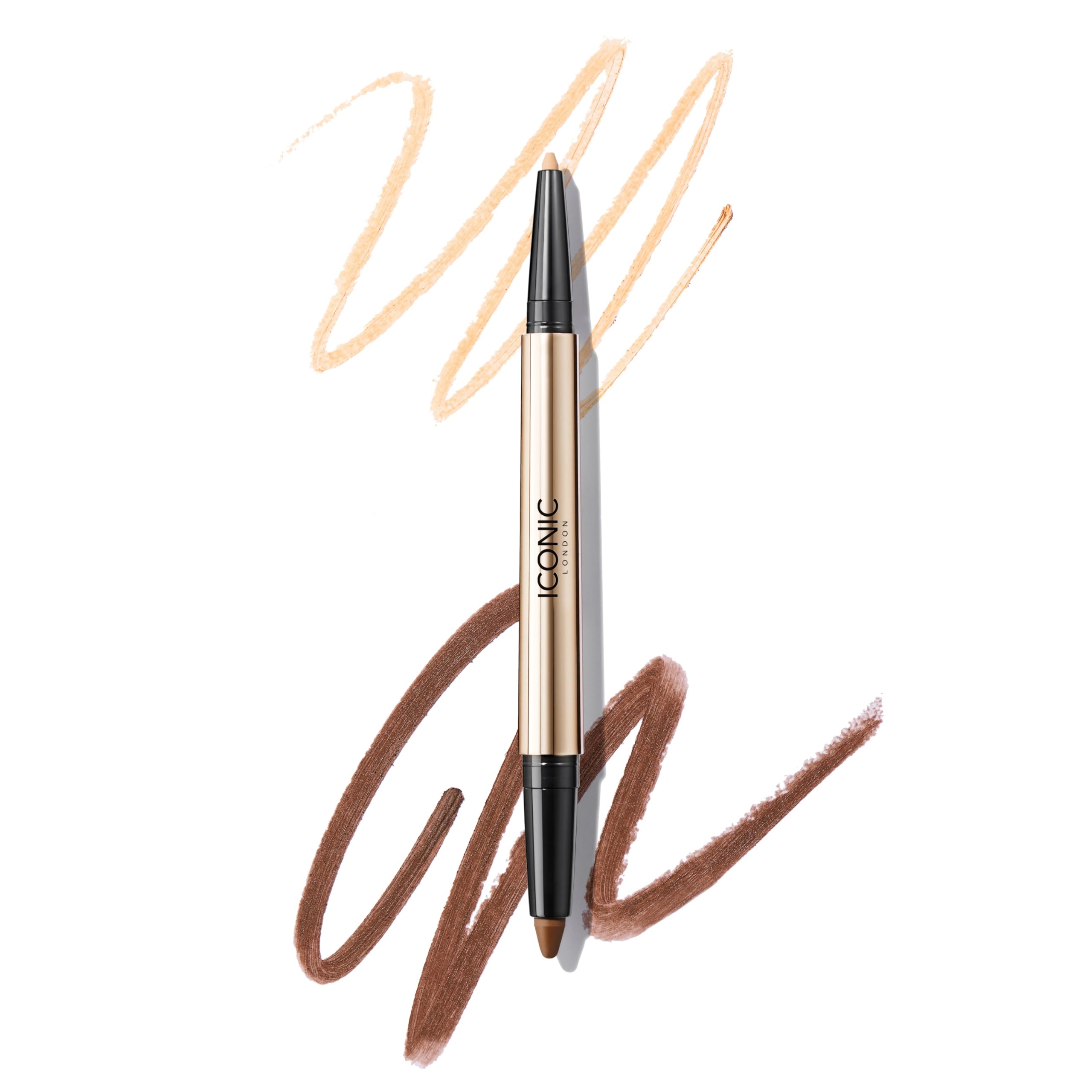ICONIC LONDON Smokey Eye Duo shadow swatch adds dramatic depth for evening looks
