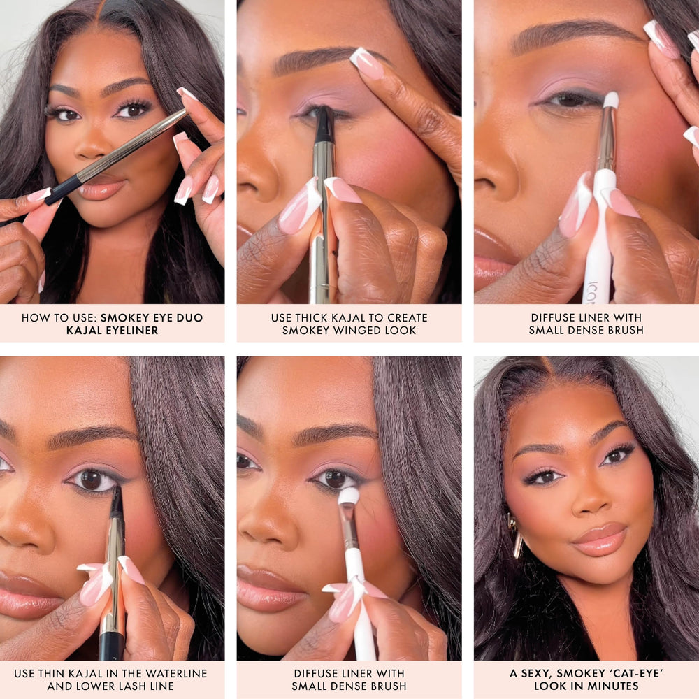 ICONIC LONDON Smokey Eye Duo waterline look delivers lasting intensity