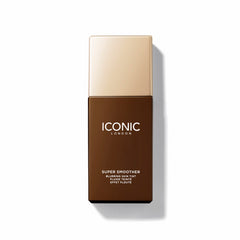 Iconic London Super Smoother bottle pour shows lightweight texture for daily wear