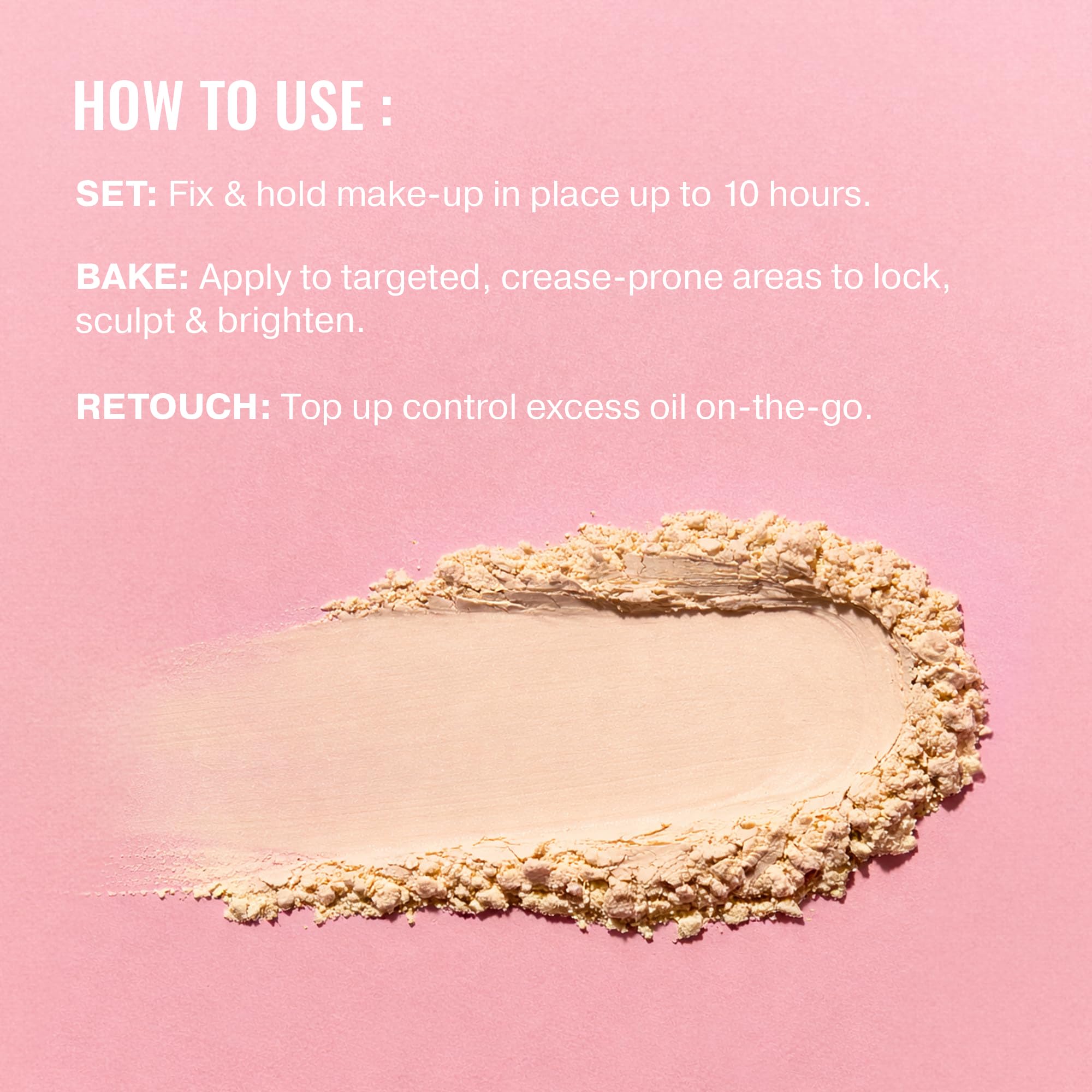 ICONIC LONDON Velvet Blur application brush demonstrates even, seamless coverage.