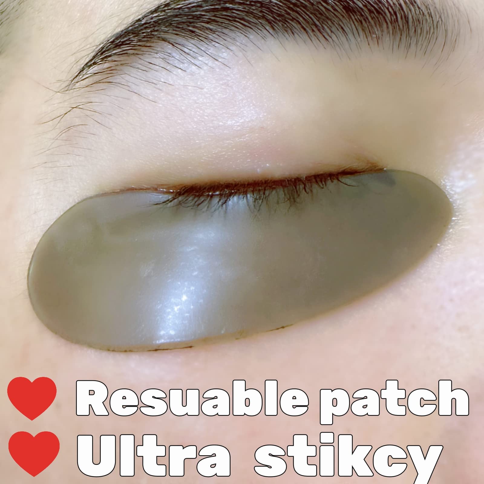 ICONSIAM under-eye patches fit on lower eyelid contour for comfort.