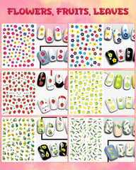 IDDFEVE 18-sheets pack provides value for shared nail art sessions.