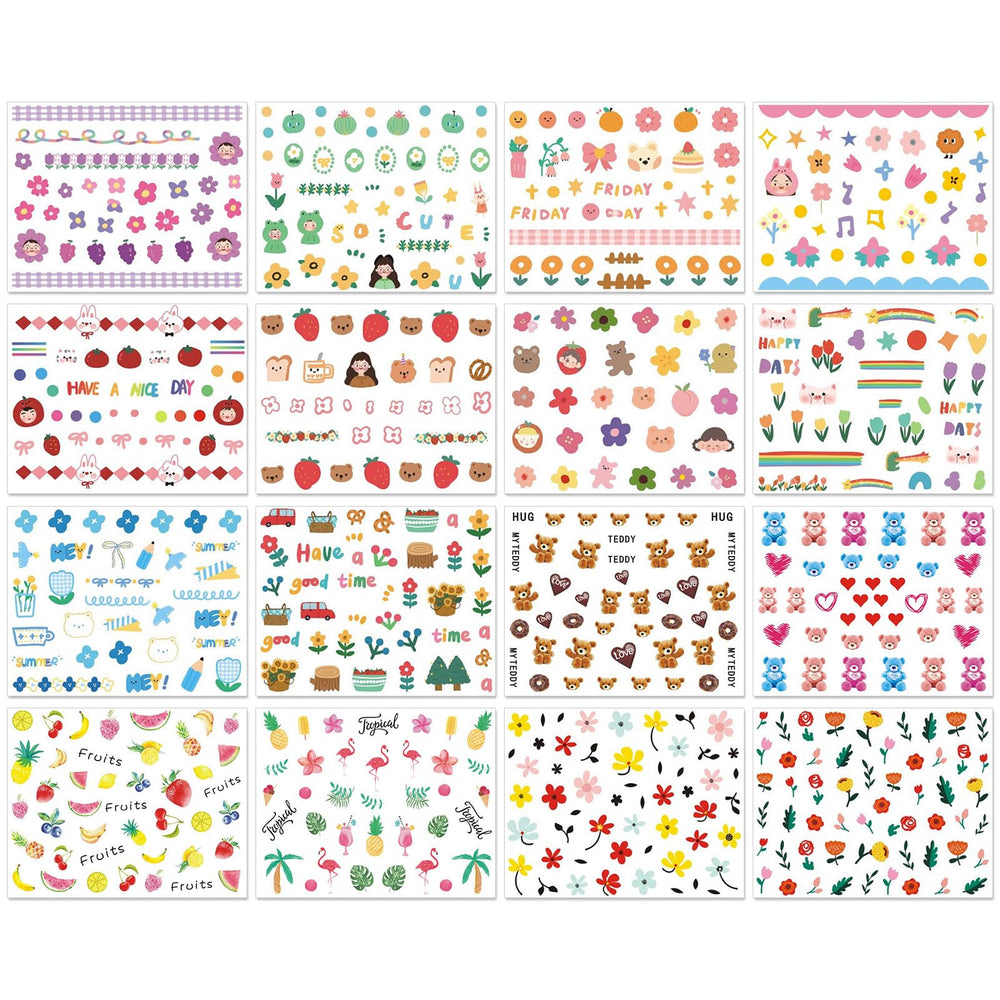 IDDFEVE animals nail stickers for kids create adorable nail art quickly
