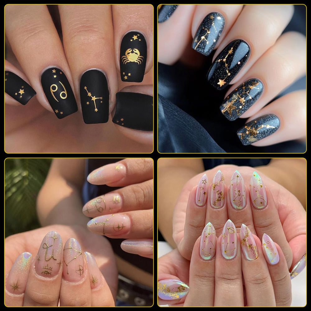 IDDFEVE cosmic patterns nail stickers for easy DIY manicures