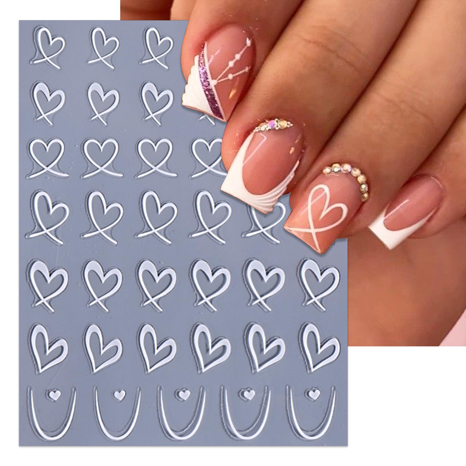 IDDFEVE easy-application decals peel, stick, and seal for salon-like finish