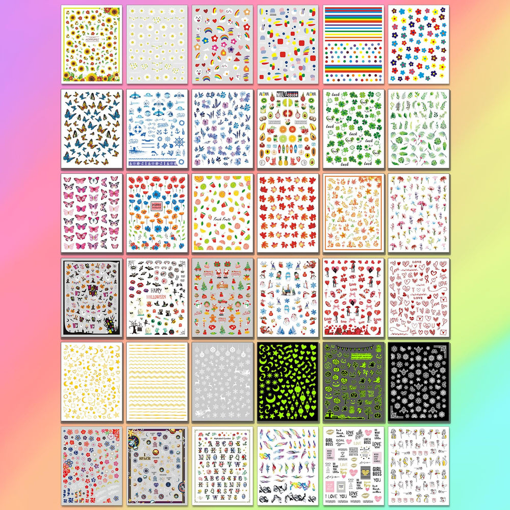 IDDFEVE easy-application nail stickers quick home manicure