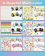 IDDFEVE Halloween nail stickers for costume party looks