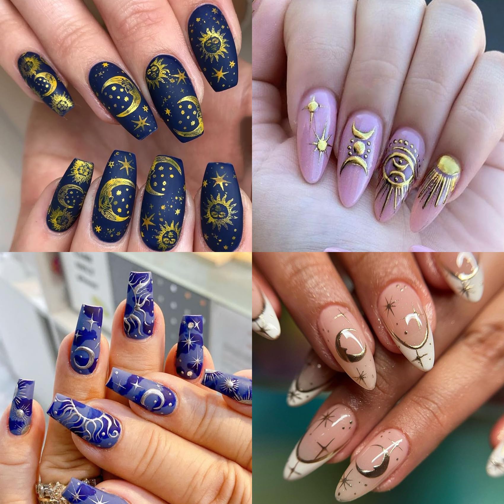 IDDFEVE nail stickers provide glossy, long-wear shine after top coat