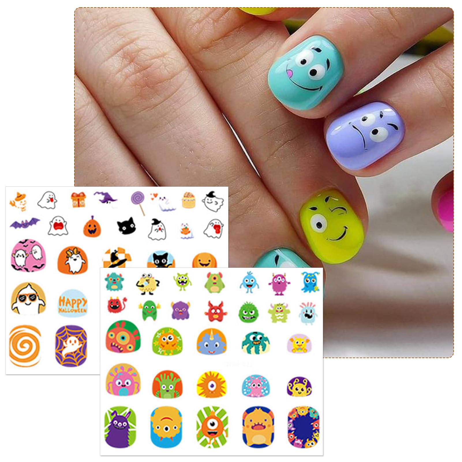 IDDFEVE 3D self-adhesive decals with a glossy salon-like finish