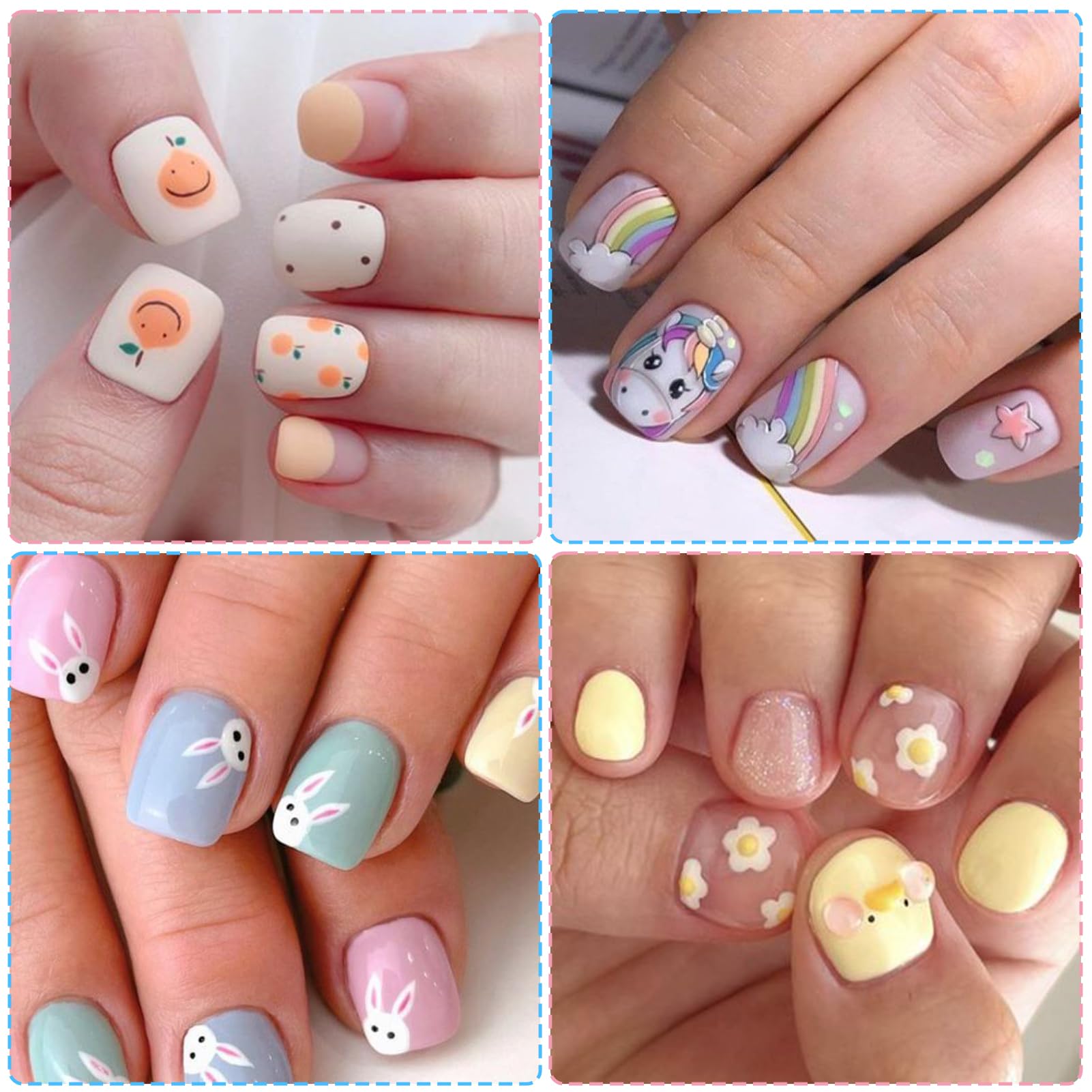 IDDFEVE nail stickers kids diy-designs: quick, creative art you can craft at home.