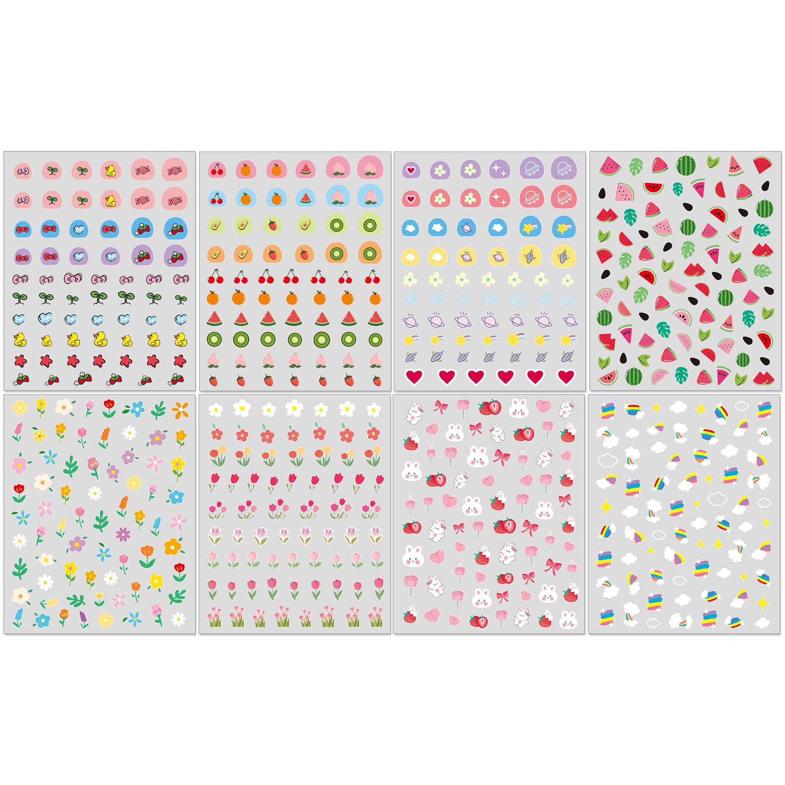 IDDFEVE nail stickers kids easy-application: peel, place, and protect with top coat for lasting shine.