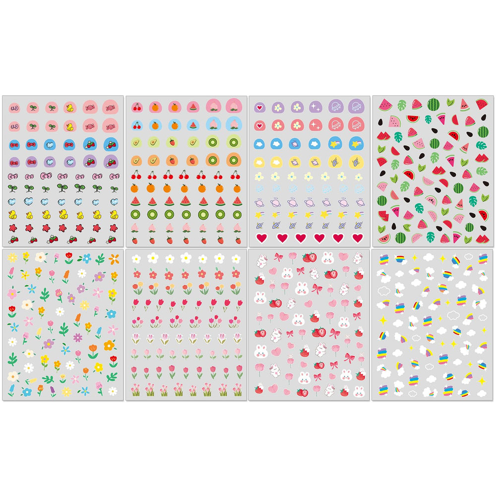 IDDFEVE nail stickers kids easy-application: peel, place, and protect with top coat for lasting shine.