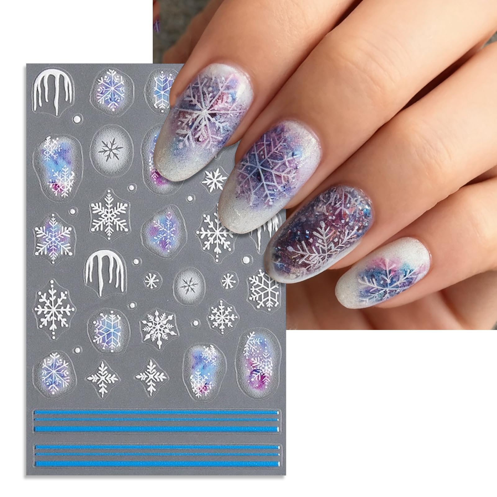 IDDFEVE decals compatible with natural and artificial nails for versatile styling.