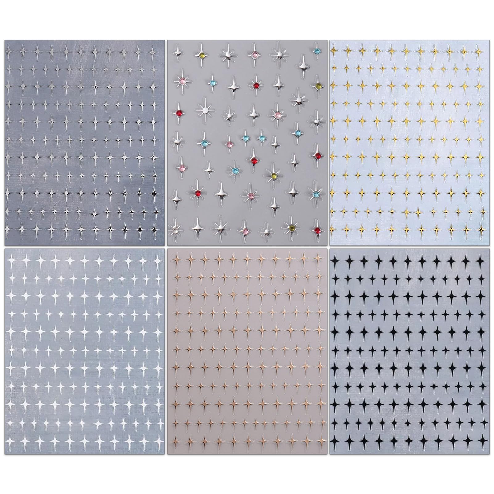 IDDFEVE glitter star decals for occasions, parties, and everyday glam.
