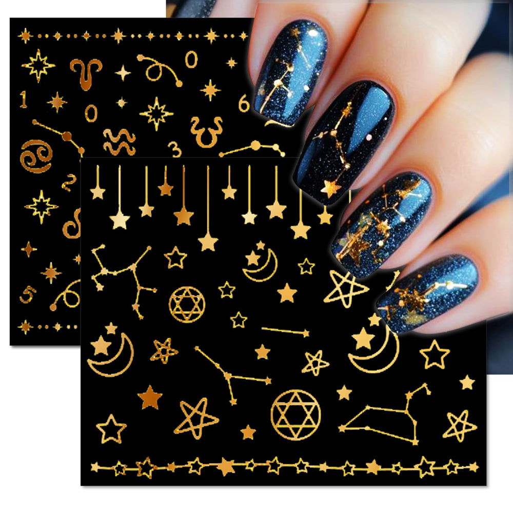 IDDFEVE self-adhesive decals for quick nail art and shine