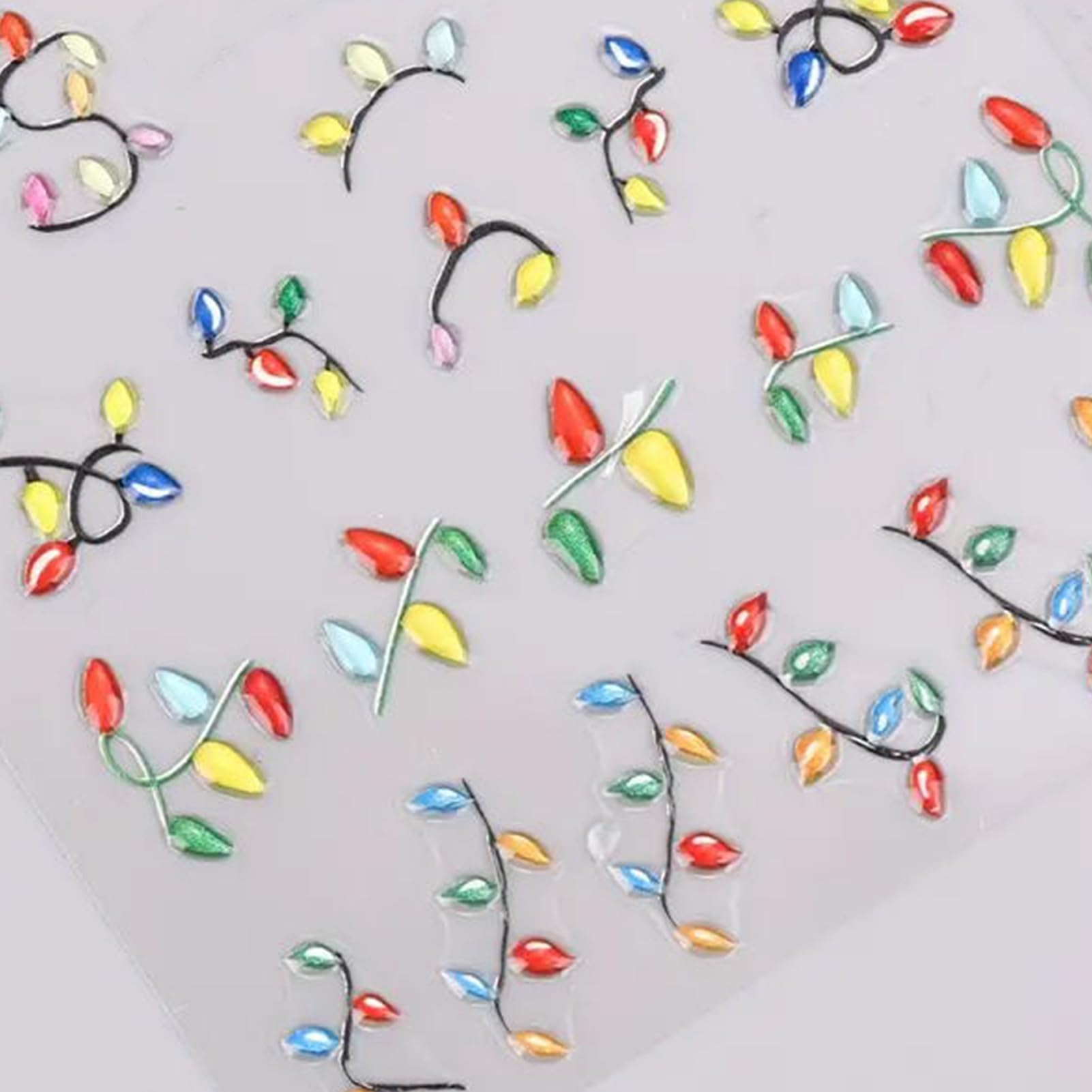 IDDFEVE Stick-on decals for natural and artificial nails during easy grooming.