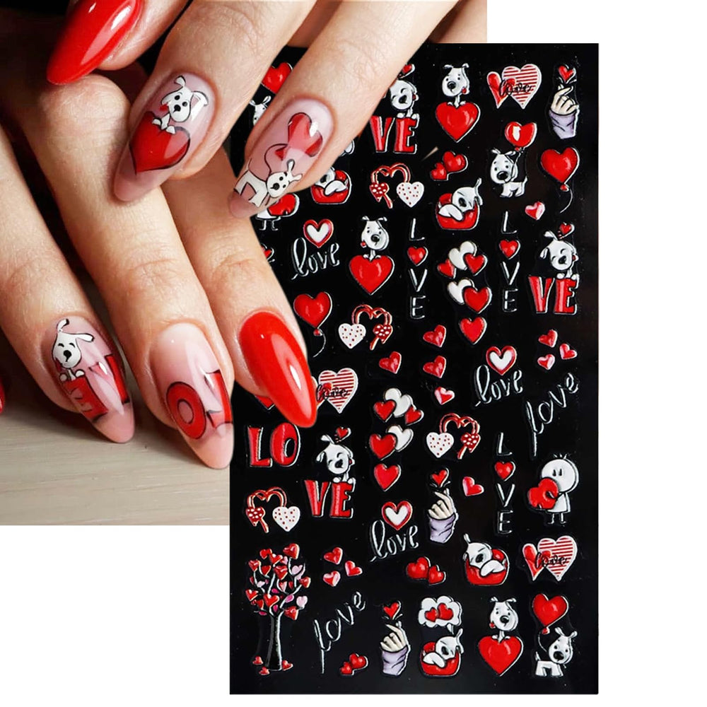 Self-adhesive IDDFEVE decals easy to apply on natural or artificial nails