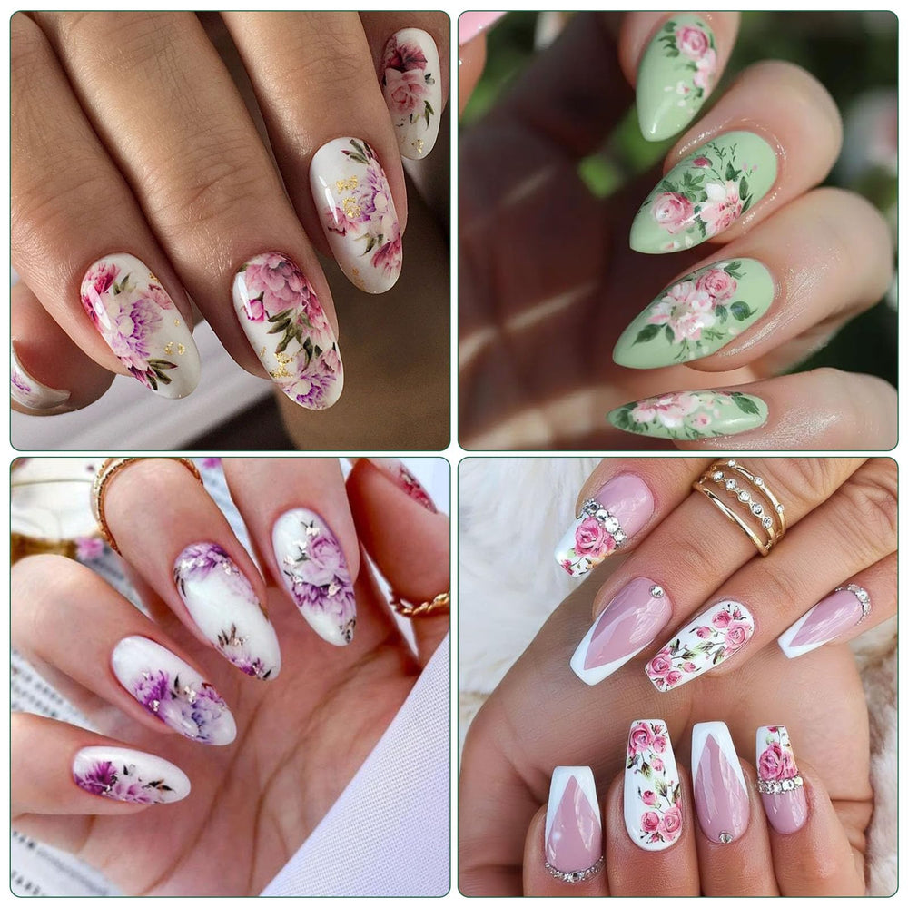 IDDFEVE six-sheet nail stickers ready for DIY or salon use