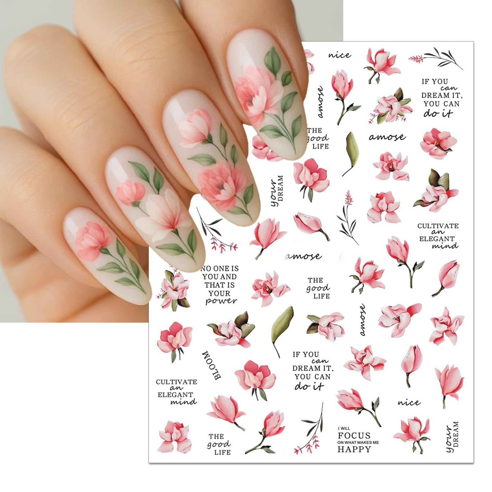IDDFEVE spring-summer nail art sheets for seasonal style