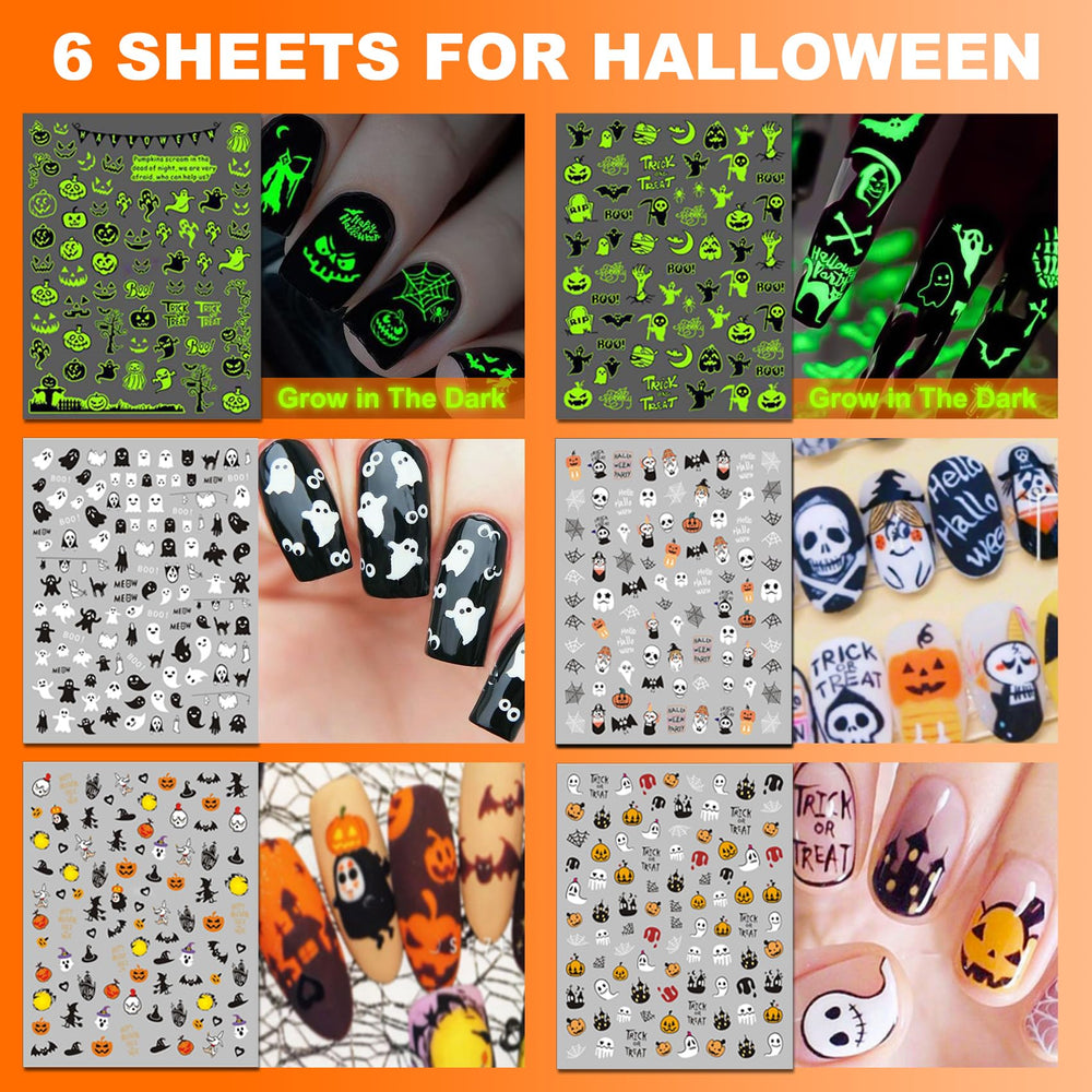 IDDFEVE St. Patrick's nail stickers clovers for lucky nails