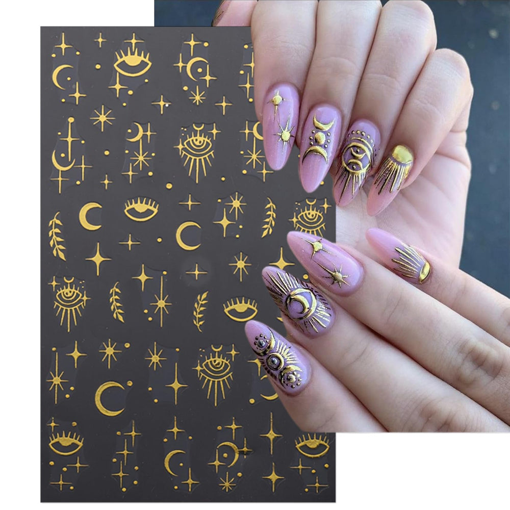 IDDFEVE star accents enhance DIY nails with a sparkling finishing touch