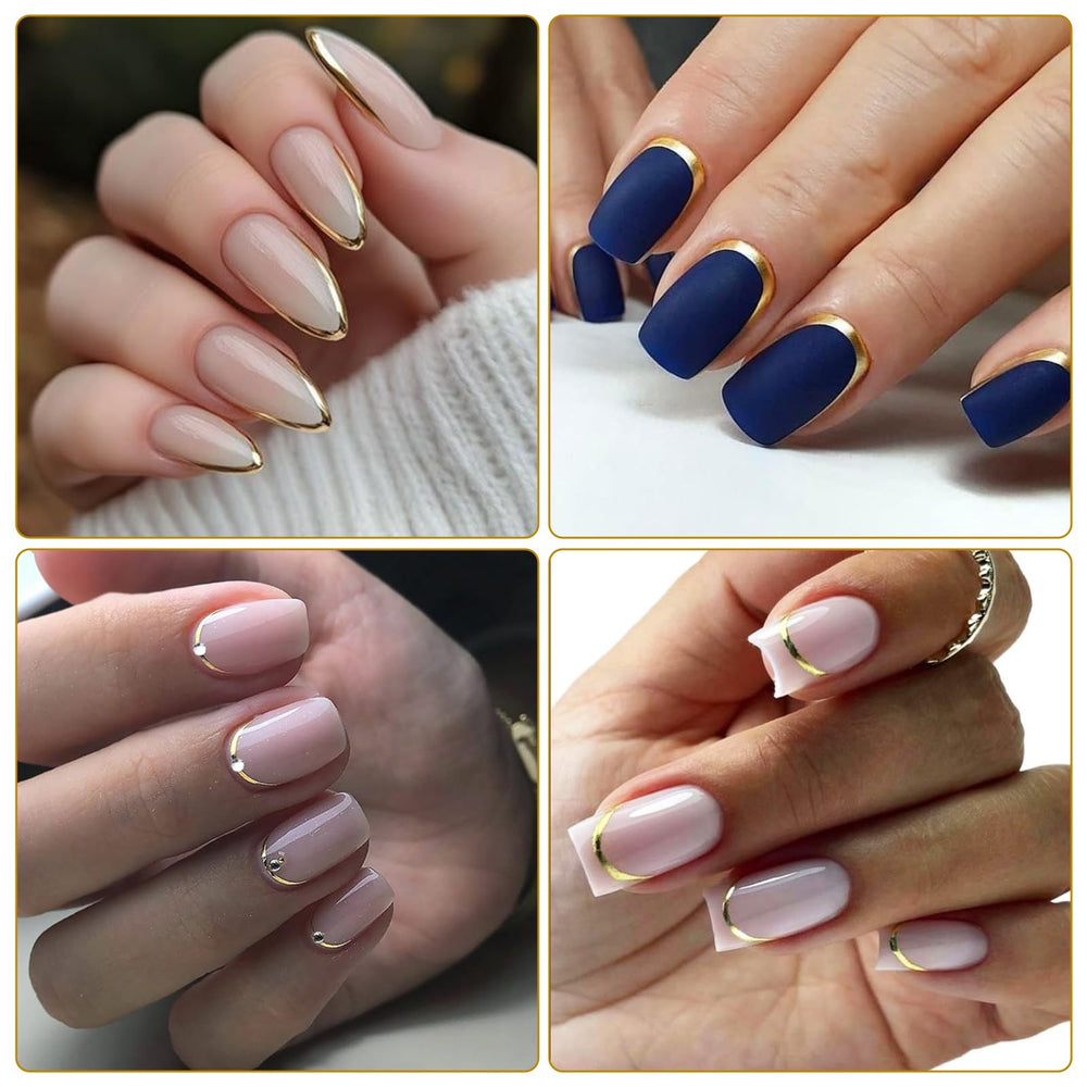 IDDFEVE varied curved stripe collection for versatile nail looks