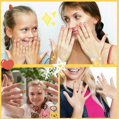 Ideal Swan adhesive jelly gel application — secure press-on nails with simple steps.