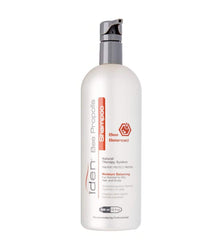 IDEN Bee Propolis Balanced Shampoo bottle front shows a balanced scalp and hydrated lengths.