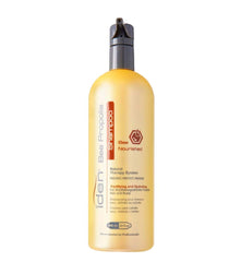 Iden Bee Propolis Nourished Shampoo bottle with keratin, ideal for dry or chemically treated hair.