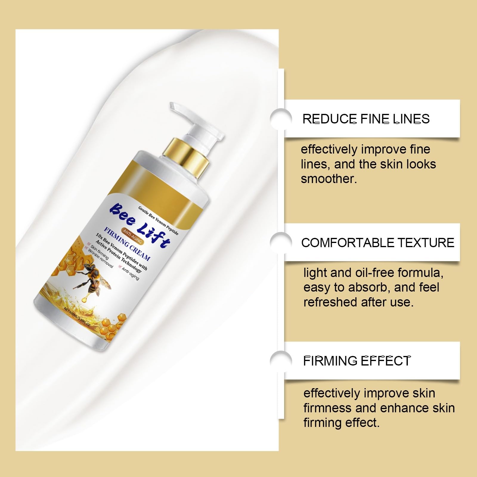 Identicalven Bee Venom Cream application photo highlights easy daily use