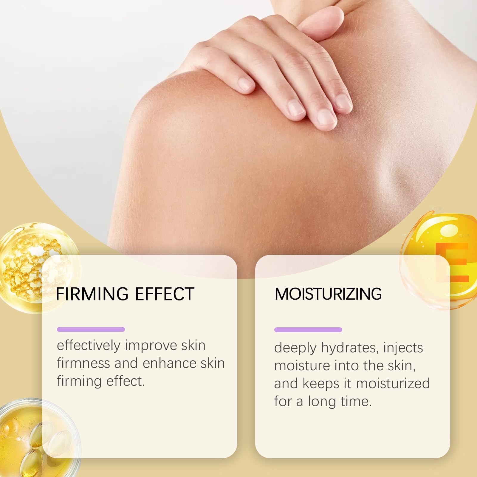 Identicalven Bee Venom Cream before-after collage shows lifted skin appearance
