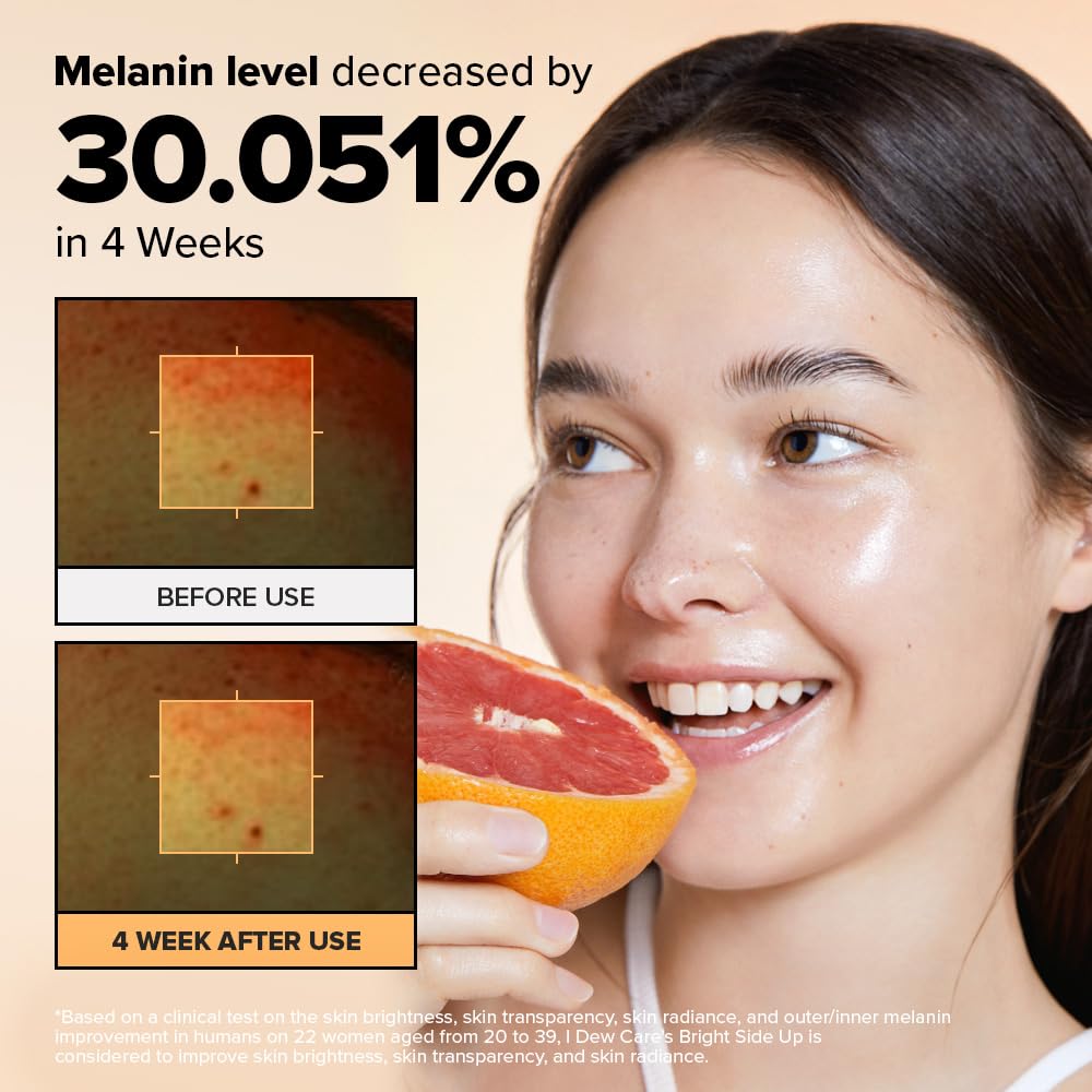 Niacinamide in the formula helps even skin tone and brightness.