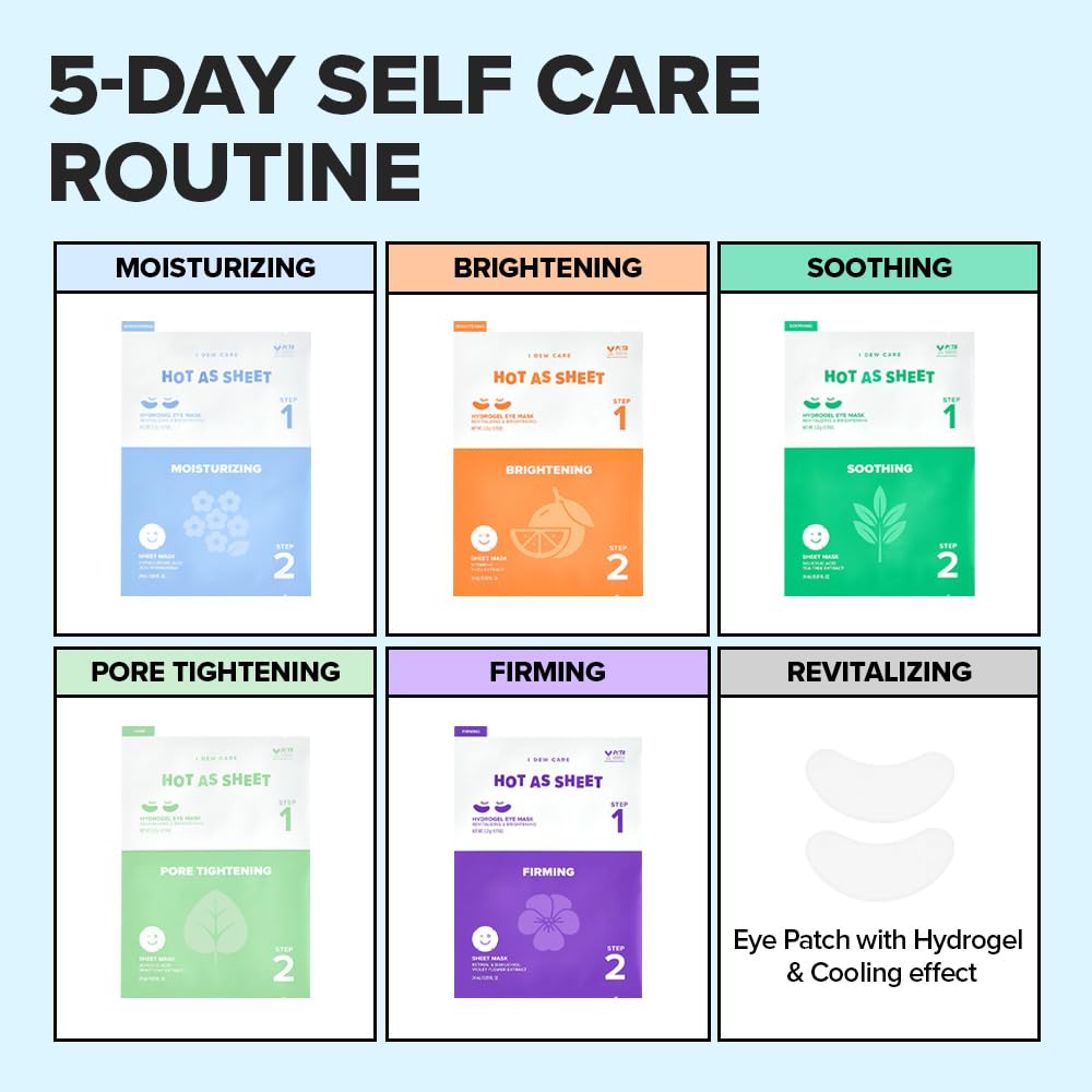 I DEW CARE radiance boosting face mask for a brighter, smoother complexion
