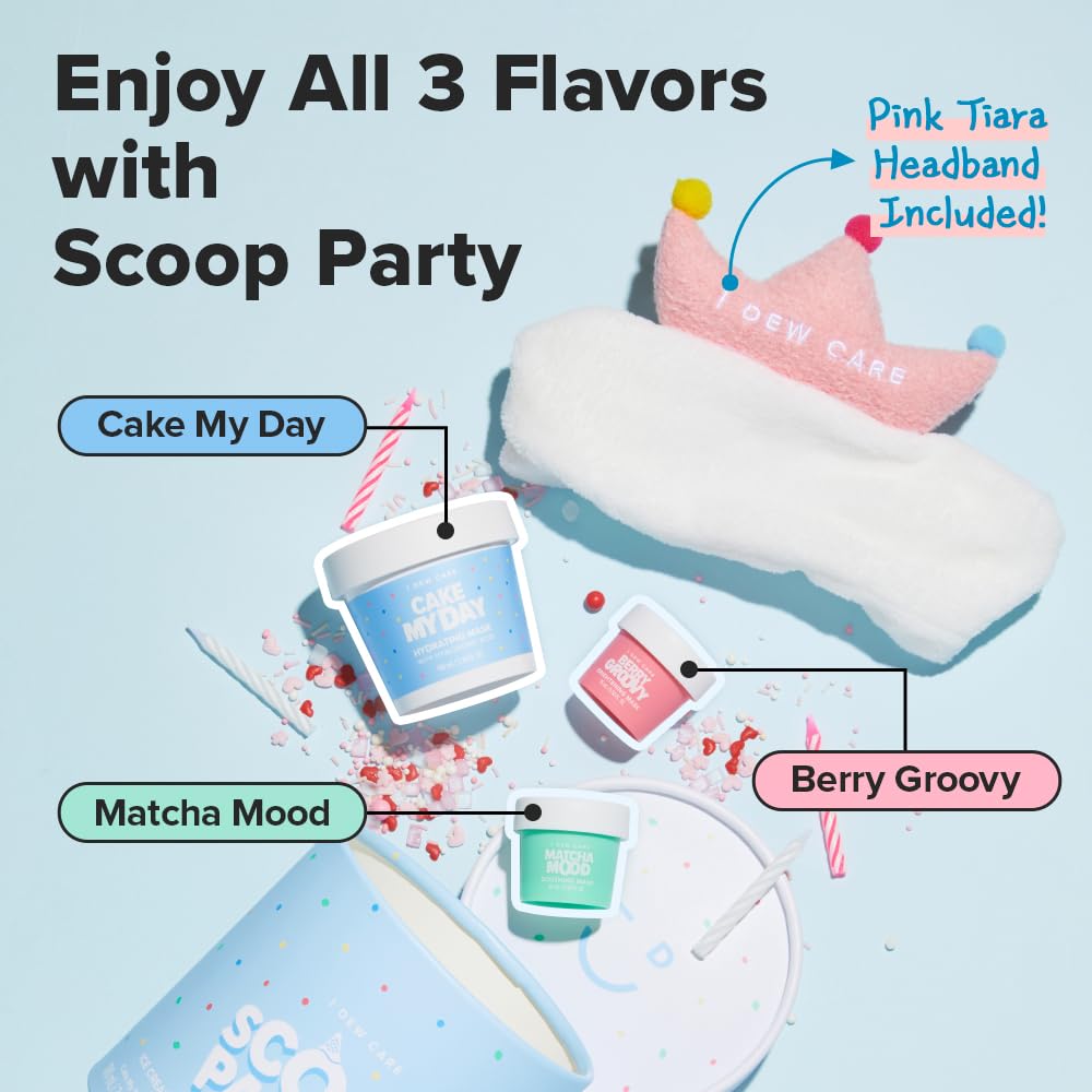 I DEW CARE Berry Groovy mask delivering gentle exfoliation and brightening boost.