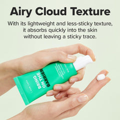 I DEW CARE Bring On The Barrier bottle on surface shows clean, fast-absorbing moisture.