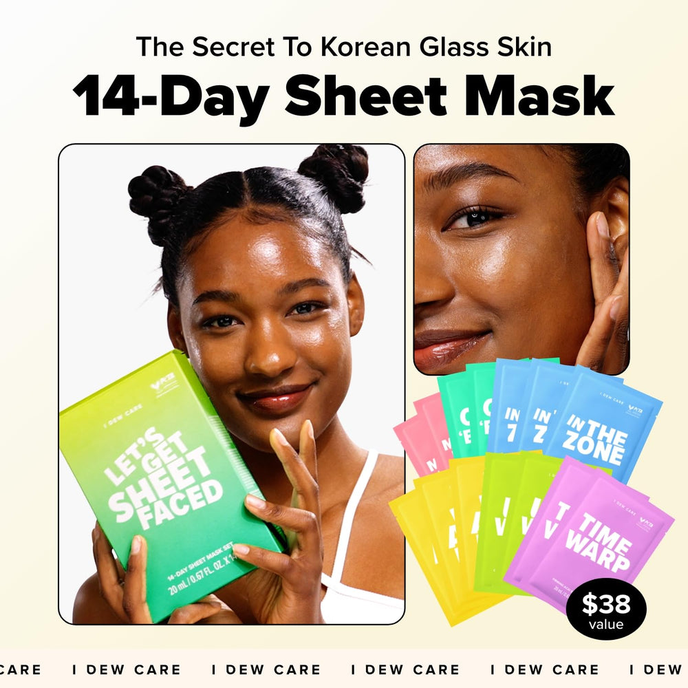 I DEW CARE In the Zone mask calms skin and tightens pores for a refreshed look