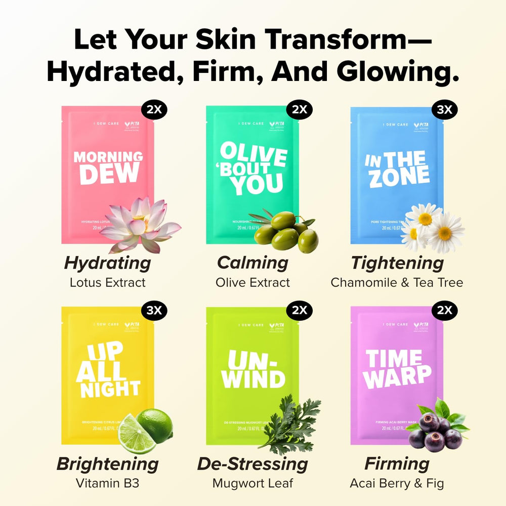I DEW CARE Morning Dew mask delivers dewy moisture for radiant complexion