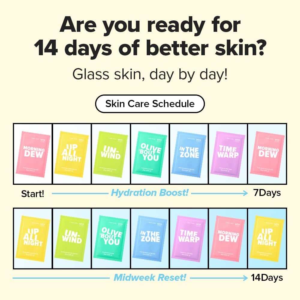I DEW CARE Olive Bout You mask nourishes and hydrates skin daily