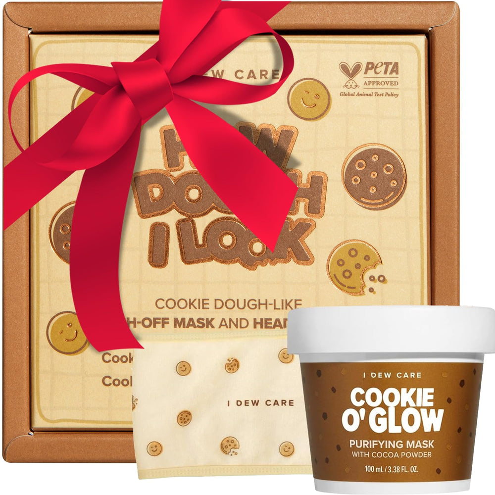 I DEW CARE Cookie O Glow mask jar with creamy, hydrating formula.
