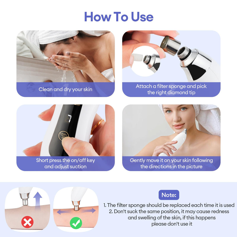 IeBilif three diamond tips tailor treatment to skin thickness and areas.