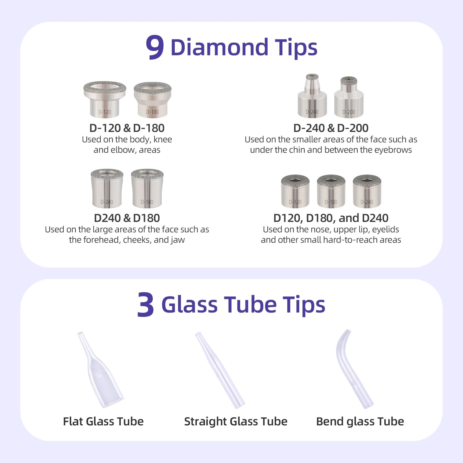 IeBilif three-caliber glass vacuum tips offer customizable suction