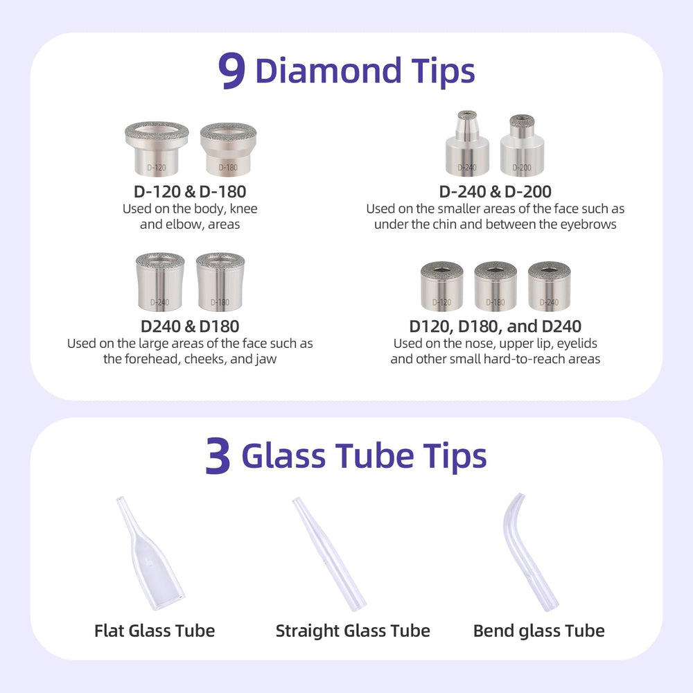 IeBilif three-caliber glass vacuum tips offer customizable suction
