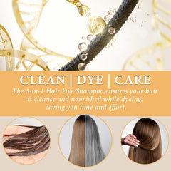 iemokoda 3-in-1 hair care shampoo cleanses and colors