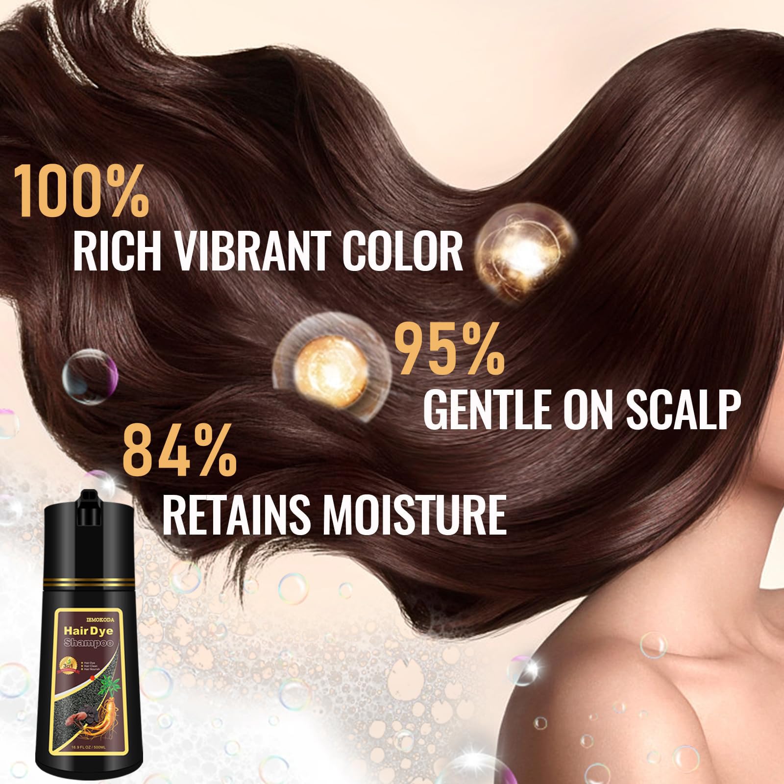 iemokoda Blonde Brown Shampoo final look is salon-worthy and natural
