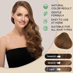 iemokoda color shampoo application demonstrating quick use