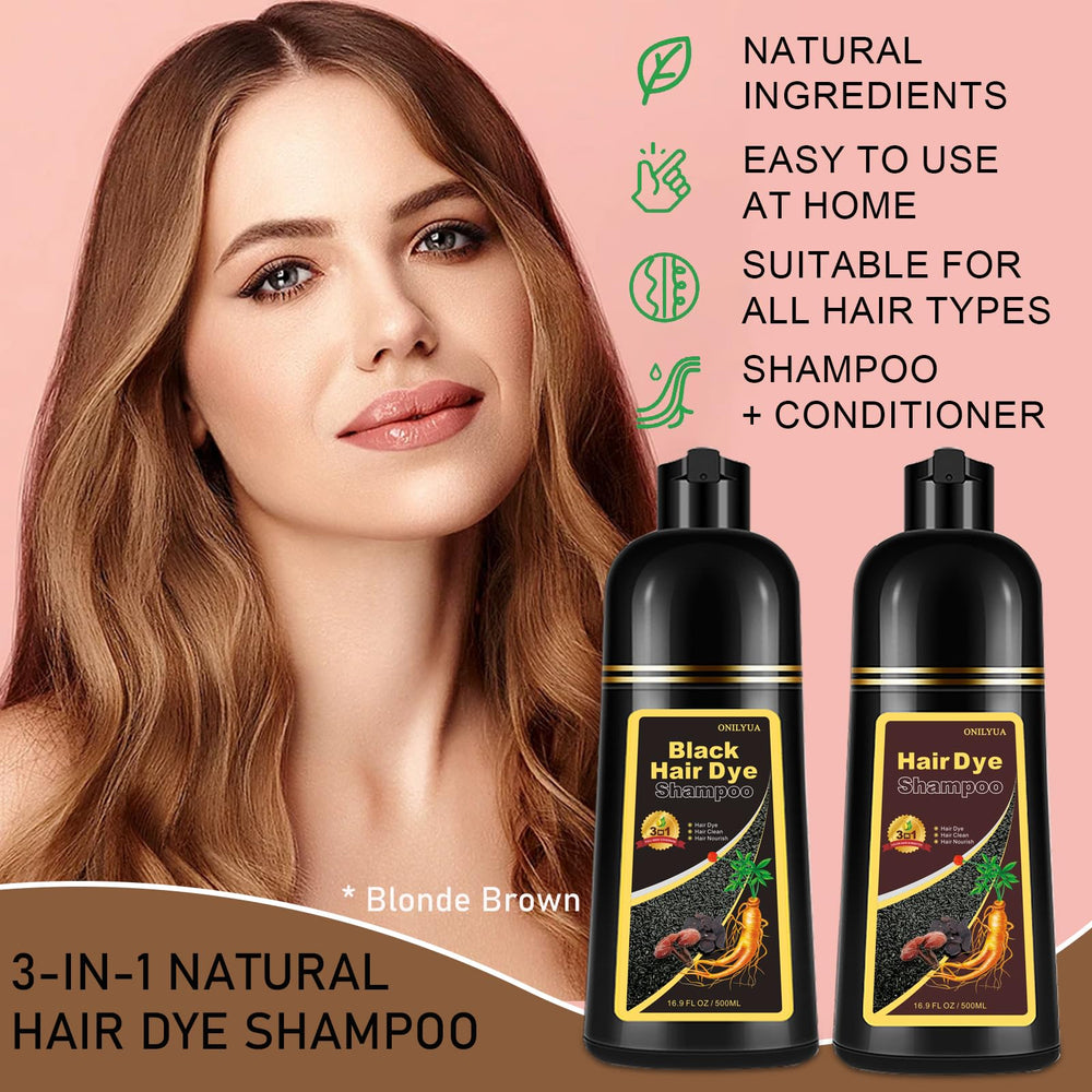 iemokoda Hair Dye Shampoo easy-application: simple 3-step color in minutes at home