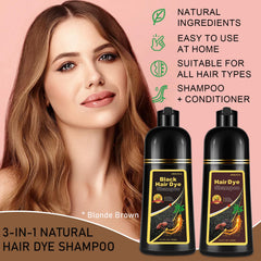 iemokoda Hair Dye Shampoo easy-application: simple 3-step color in minutes at home