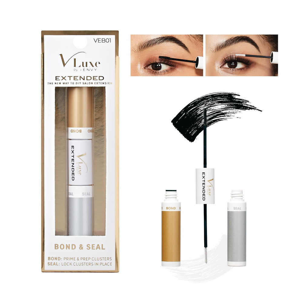 i•ENVY DIY eyelash bond and seal with biotin primes lashes for lasting wear.