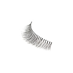 1% human hair blend adds subtle texture to lashes.